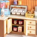RoboTime 3D wooden jigsaw puzzle Miniature house Ice cream shop